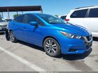 2021 Nissan Versa Sv Xtronic Cvt Blue vin: 3N1CN8EV2ML826815