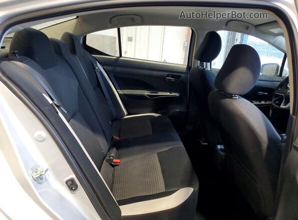 3N1CN8EV4ML833488 2021 NISSAN VERSA Серебряный Вид задних сидений