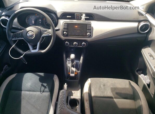 3N1CN8EV6LL905001 2020 NISSAN VERSA Black Widok deski rozdzielczej