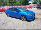 2021 Nissan Versa Sv Xtronic Cvt Синий vin: 3N1CN8EV8ML852853