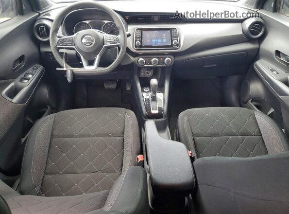 3N1CP5BV0LL540568 2020 NISSAN KICKS Серебряный Вид панели приборов