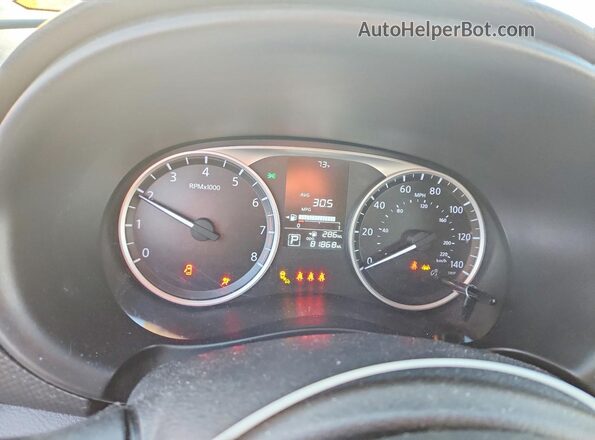 3N1CP5BV0ML549658 2021 NISSAN KICKS Two Tone Вид щитка приладів