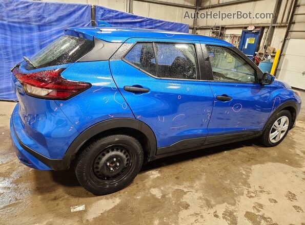 3N1CP5BV0ML555587 2021 NISSAN KICKS Blue Задня права чверть
