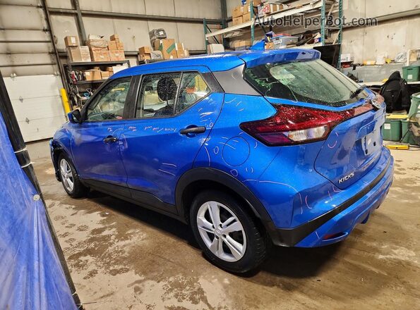 3N1CP5BV0ML555587 2021 NISSAN KICKS Blue Задня ліва чверть