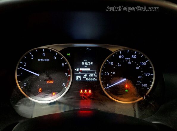 3N1CP5BV0SL492066 2025 NISSAN KICKS Черный Вид щитка приборов