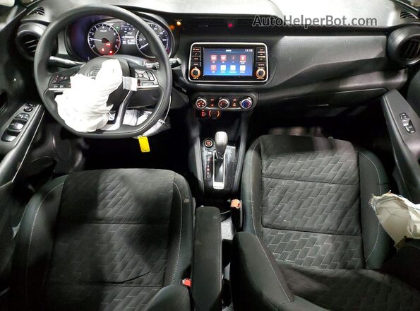 3N1CP5BV2ML532067 2021 NISSAN KICKS White Вид панелі приладів