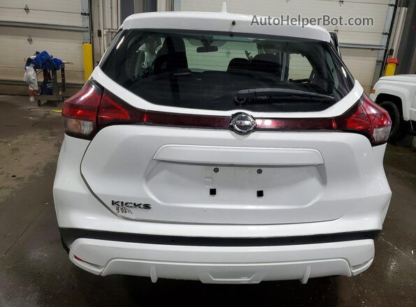 3N1CP5BV2ML532067 2021 NISSAN KICKS White Вид ззаду