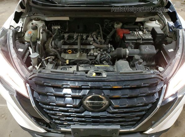 3N1CP5BV2ML532067 2021 NISSAN KICKS White Вид підкапотного простору