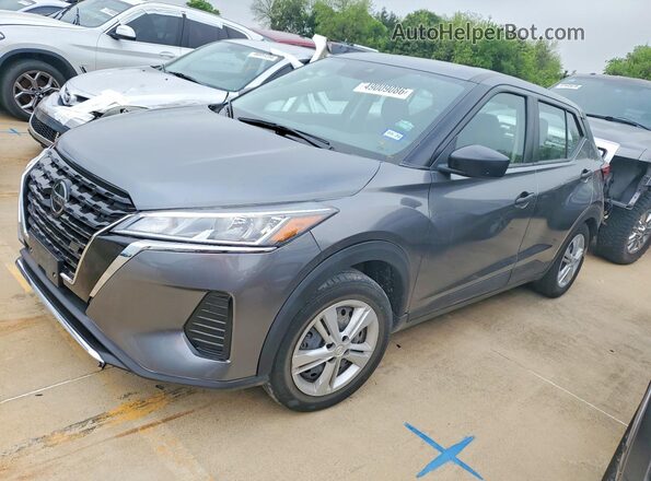 3N1CP5BV2ML532134 2021 NISSAN KICKS Серебряный Передняя левая четверть