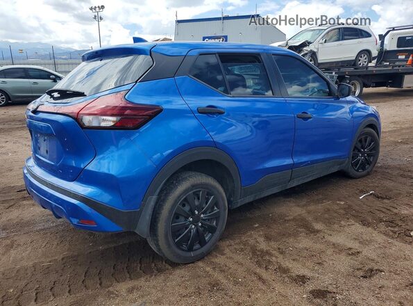 3N1CP5BV2PL553988 2023 NISSAN KICKS Синий Задняя правая четверть