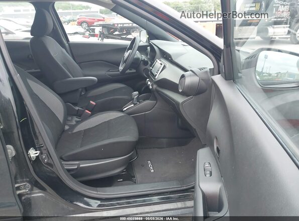 3N1CP5BV3LL533887 2020 NISSAN KICKS Black Вид салону спереду