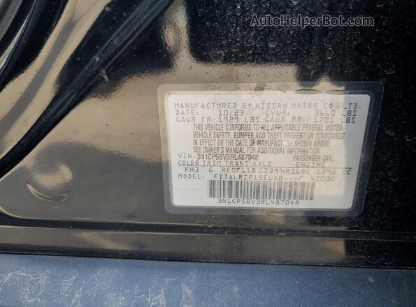 3N1CP5BV3RL487048 2024 NISSAN KICKS Black Widok komory silnika