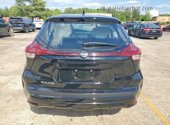 3N1CP5BV3RL487048 2024 NISSAN KICKS Black Widok z tyłu