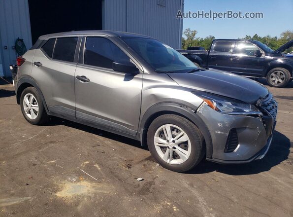 3N1CP5BV4ML497676 2021 NISSAN KICKS Серый Передняя правая четверть