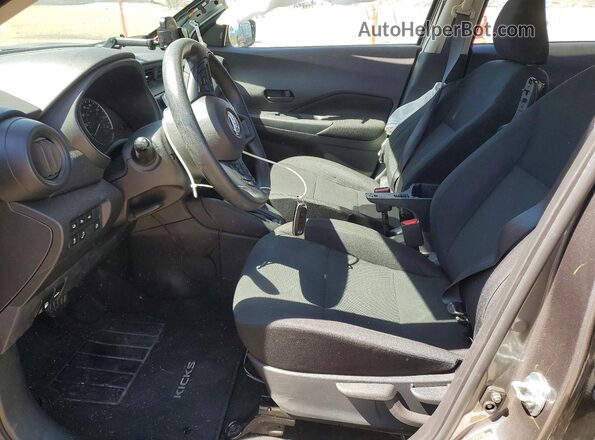 3N1CP5BV4PL524900 2023 NISSAN KICKS Charcoal Widok wnętrza z przodu