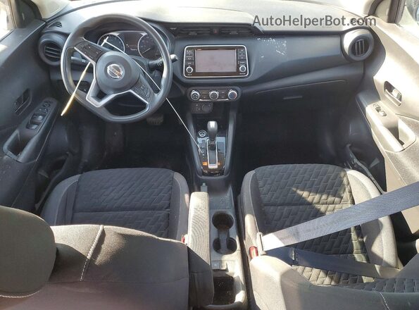 3N1CP5BV5ML506014 2021 NISSAN KICKS Белый Вид панели приборов