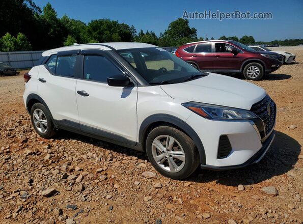 3N1CP5BV5ML506014 2021 NISSAN KICKS Белый Передняя правая четверть