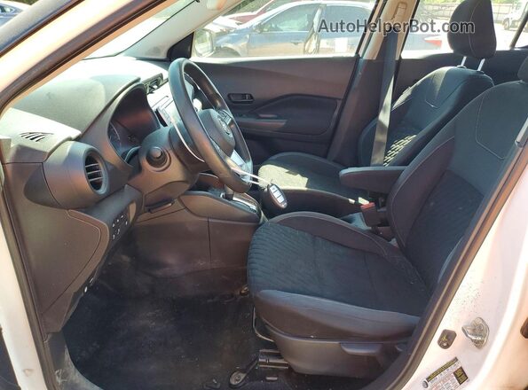 3N1CP5BV5ML506014 2021 NISSAN KICKS Белый Вид салона спереди