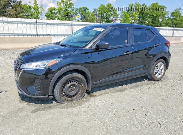 3N1CP5BV5PL532116 2023 NISSAN KICKS Черный Передняя левая четверть