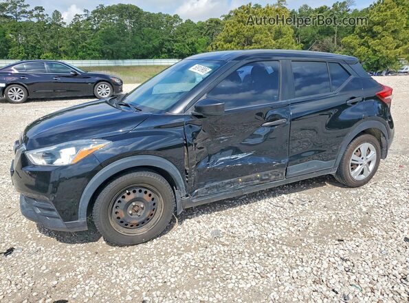 3N1CP5BV7LL508023 2020 NISSAN KICKS Черный Передняя левая четверть