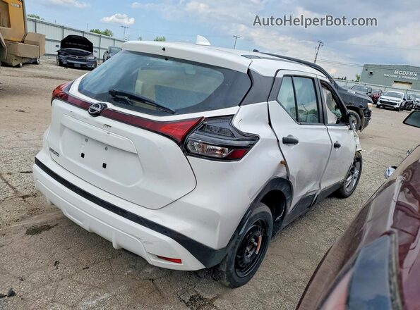 3N1CP5BV7NL510535 2022 NISSAN KICKS Белый Задняя правая четверть