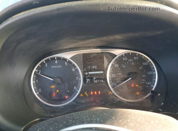 3N1CP5BV8ML544157 2021 NISSAN KICKS Синий Вид щитка приборов
