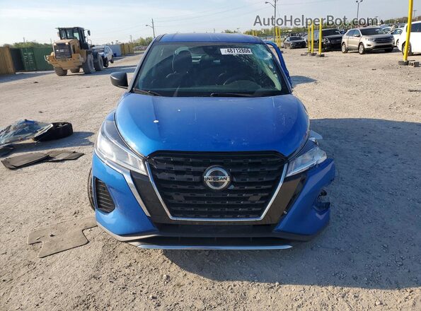 3N1CP5BV8ML544157 2021 NISSAN KICKS Синий Вид спереди