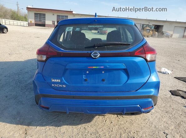 3N1CP5BV8ML544157 2021 NISSAN KICKS Синий Вид сзади