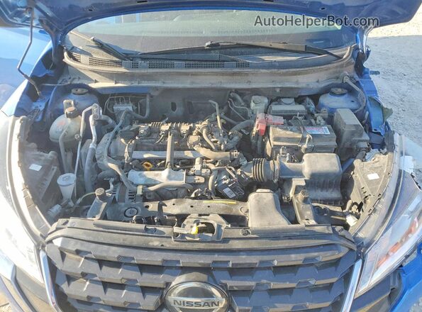 3N1CP5BV8ML544157 2021 NISSAN KICKS Синий Вид подкапотного пространства