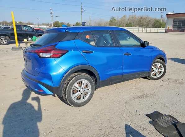 3N1CP5BV8ML544157 2021 NISSAN KICKS Синий Задняя правая четверть