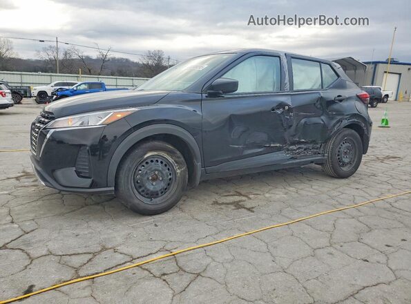 3N1CP5BV8PL537522 2023 NISSAN KICKS Черный Передняя левая четверть