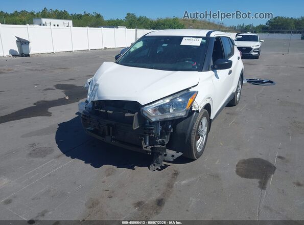 3N1CP5BV9LL511683 2020 NISSAN KICKS White Առջևի ձախ երեք քառորդ տեսարան