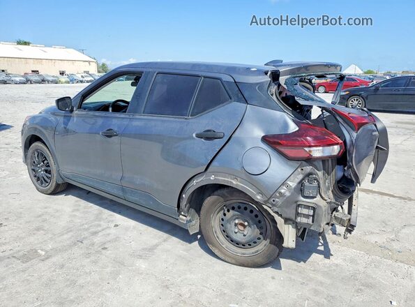3N1CP5BV9ML545429 2021 NISSAN KICKS Gray Trasero izquierdo