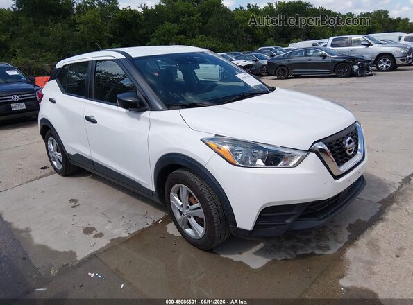 3N1CP5BVXLL497292 2020 NISSAN KICKS Белый Передняя правая четверть