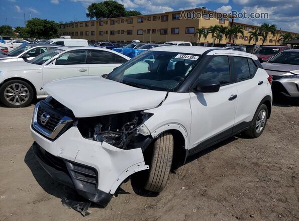 3N1CP5BVXLL566272 2020 NISSAN KICKS White წინა მარცხენა ხედი სამი მეოთხედიდან