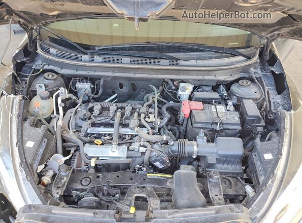 3N1CP5BVXML499674 2021 NISSAN KICKS Черный Вид подкапотного пространства