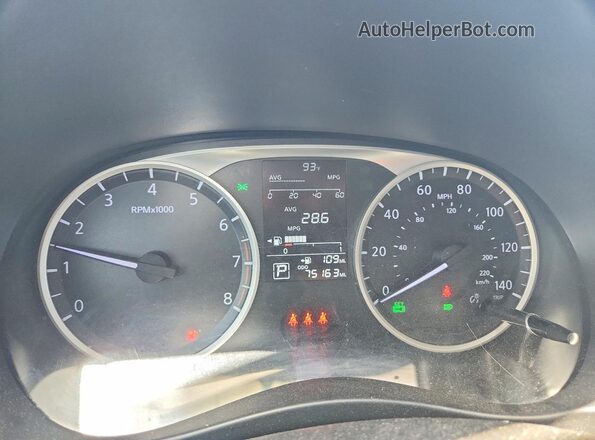 3N1CP5BVXML499674 2021 NISSAN KICKS Черный Вид щитка приборов
