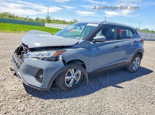 3N1CP5BVXPL546397 2023 NISSAN KICKS Серый Передняя левая четверть