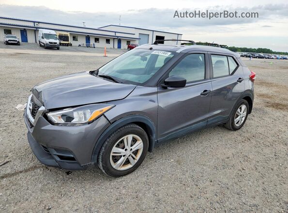 3N1CP5CU0KL477587 2019 NISSAN KICKS Gray Front left