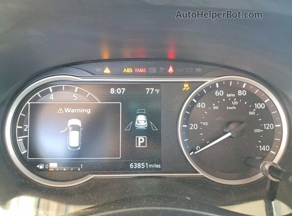 3N1CP5CU0KL497743 2019 NISSAN KICKS Silver Vista del cuadro de instrumentos