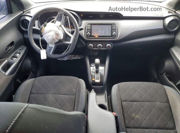 3N1CP5CU0KL566236 2019 NISSAN KICKS Белый Вид панели приборов