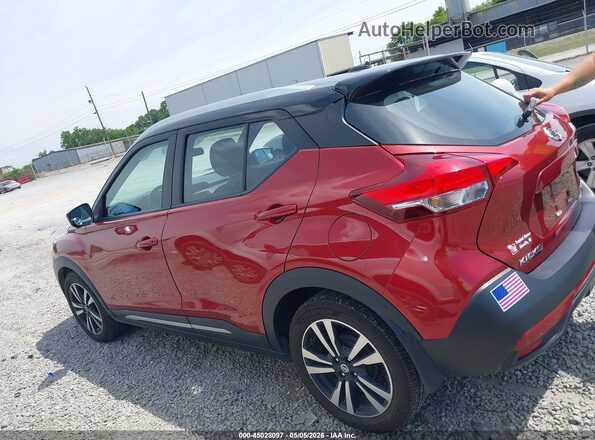 3N1CP5CU1KL507535 2019 NISSAN KICKS Красный Панорамный вид салона 360°