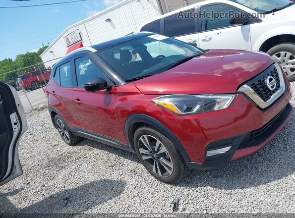 3N1CP5CU1KL507535 2019 NISSAN KICKS Красный Передняя правая четверть