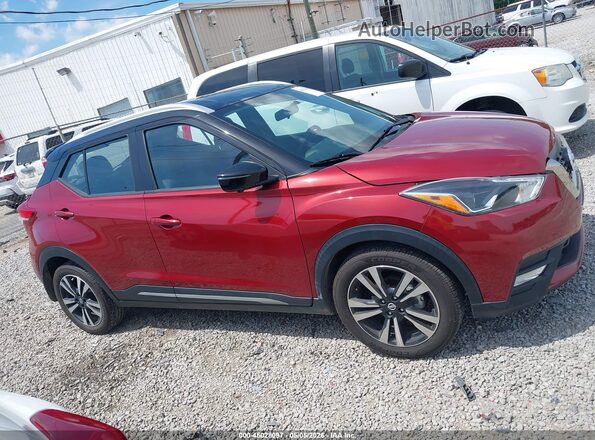 3N1CP5CU1KL507535 2019 NISSAN KICKS Красный Вид задней части салона