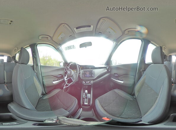 3N1CP5CU2JL516565 2018 NISSAN KICKS Белый Панорамный вид салона 360°