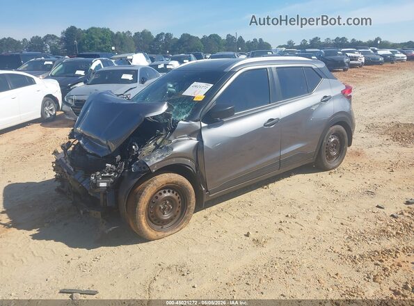 3N1CP5CU2JL528473 2018 NISSAN KICKS Серый Передняя левая четверть