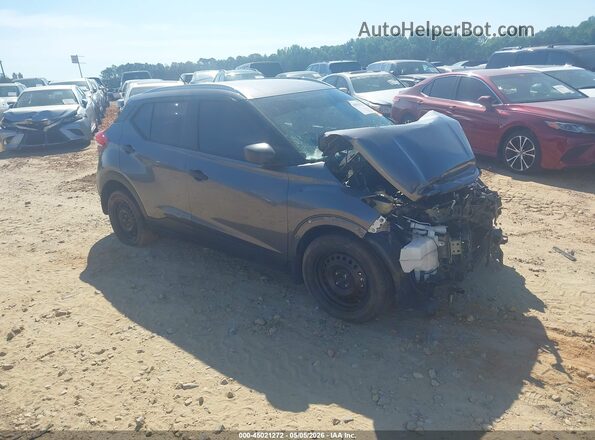 3N1CP5CU2JL528473 2018 NISSAN KICKS Серый Передняя правая четверть