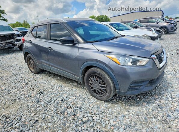 3N1CP5CU2KL530340 2019 NISSAN KICKS Серый Передняя правая четверть