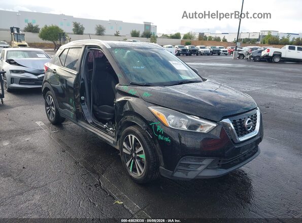 3N1CP5CU2KL546439 2019 NISSAN KICKS Черный Передняя правая четверть