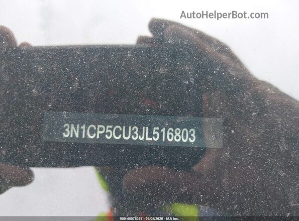 3N1CP5CU3JL516803 2018 NISSAN KICKS Black 